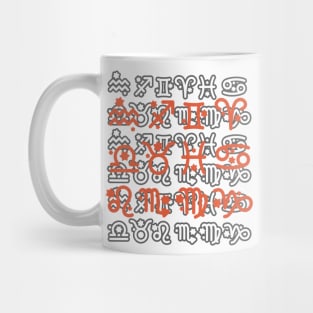 Zodiac All Symbols Mug